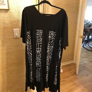 Dress is Black n White Animal 🦓 Print